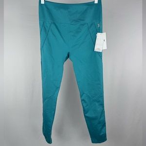 NWT - Women’s Hurley H20-Dri Leggings - Green Blue Slate - Size Medium